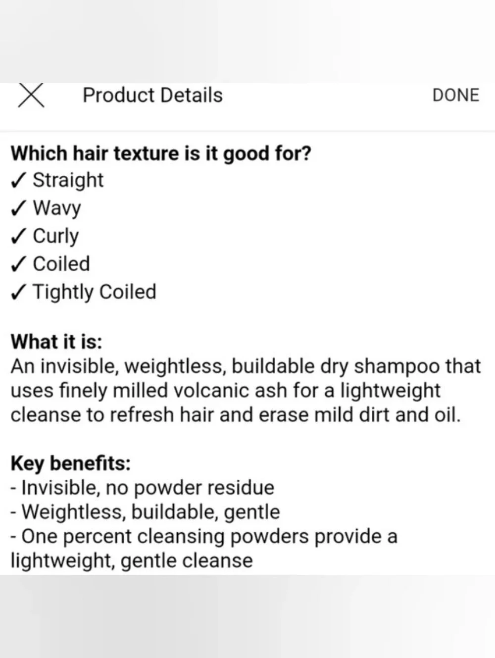 IGK Jet Lag Dry Shampoo Brand New